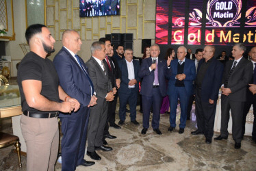 Rayon rəhbəri Vətən Müharibəsi Qəhrəmanı Azər Abdullazadənin toy şənliyində iştirak edib