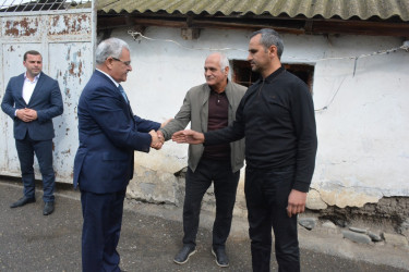 İcra Başçısı Birinci Qarabağ müharibəsində itkin düşmüş Məmmədov Zaur Qəyyum oğlunun ailəsini ziyarət edib