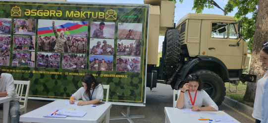 Tərtərdə “Əsgərə məktub” layihəsi həyata keçirilib