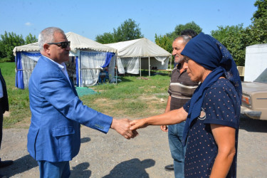Rayon rəhbəri qazi Ramin Quliyevin atasının yas mərasimində iştrak edib