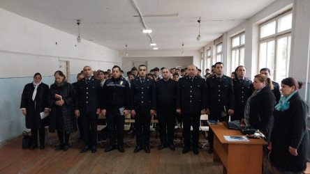 Tərtərdə "Övladlarımızı Narkotiklərdən qoruyaq" və "Erkən nigahın qarşısının alınması" mövzusunda tədbiri keçirilib