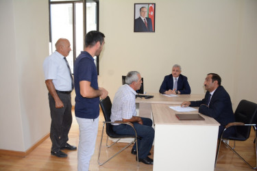 Rayon rəhbəri tərəfindən növbəti dəfə vətəndaşların müraciətləri dinlənilib