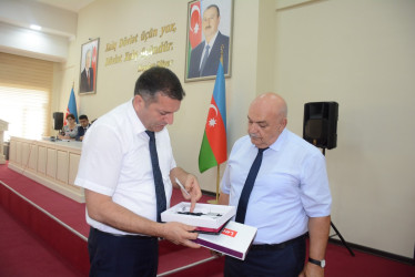 Rayon statistika idarəsi tərəfindən 42 ədəd planşet tipli kompüter İƏD üzrə nümayəndələrə təhvil verildi