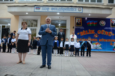 İcra başçısı “Bilik Günü” münasibəti ilə ümumtəhsil məktəblərində olub