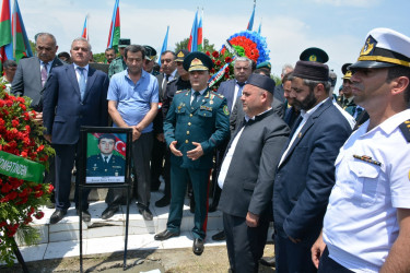 Dövlət Sərhəd Xidmətinin Sərhəd Qoşunlarının mayoru Baxışlı Baxışla doğulduğu Tərtər rayonunun İsmayılbəyli kəndində vida mərasimi keçirildi