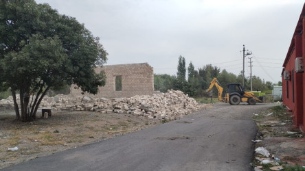 Tərtərdə daha bir qanunsuz tikili aşkarlanaraq sökülüb