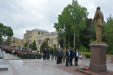 Ümummilli Liderin anadan olmasının 101-ci ildönümü münasibətilə Tərtər rayonunda anım mərasimi keçirilib