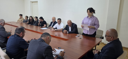 Tərtərdə “İnsan hüquq və azadlıqlarının mahiyyəti” mövzusunda maarifləndirici tədbir keçirilib