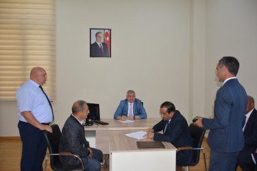 İcra başçısı tərəfindən növbəti dəfə vətəndaşların müraciətləri dinlənilib