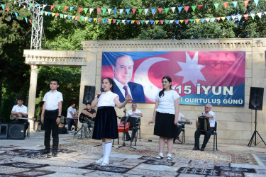 Tərtərdə 15 iyun Milli Qurtuluş Günü münasibəti ilə konsert proqramı təşkil olunub