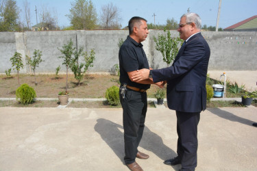 Tərtər Rayon İcra Hakimiyyətinin başçısı 27 Sentyabr – Anım Günü ilə əlaqədar Vətən müharibəsi şəhidi Yasən Mehdiyevin ailəsini ziyarət edib