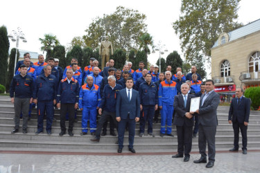 Tərtərdə 20 oktyabr – Azərbaycan energetiklərinin peşə bayramı günü qeyd olunub