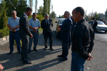 Rayon rəhbəri “Konstitusiya və Suverenlik İli” çərçivəsində Kəngərli kəndində şəhid ailələri və qazilərlə görüş keçirib
