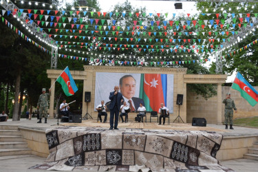 Tərtərdə Ümummilli Lider Heydər Əliyevin anadan olmasının 102-ci ildönümünə həsr olunmuş konsert proqramı təşkil olunub