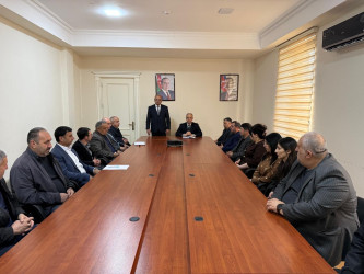 Tərtərdə “Ümummilli Lider və memarlıqda milli üslub” mövzusunda “dəyirmi masa” keçirilib