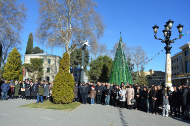 Tərtərdə 31 Dekabr – Dünya Azərbaycanlılarının Həmrəyliyi Günü və Yeni İl münasibətilə bayram konserti keçirilib