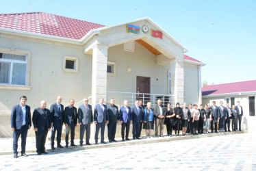 Rayon rəhbəri “Konstitusiya və Suverenlik İli” çərçivəsində Tərtər şəhərində şəhid ailələri ilə görüş keçirib