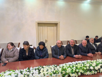 Tərtərdə “1 Mart Ümumdünya Mülki Müdafiə Günü” ilə əlaqədar “ Dayanıqlı və sabit gələcək naminə ekoliji risklərin idarə edilməsi”  mövzusunda tədbir keçirilib