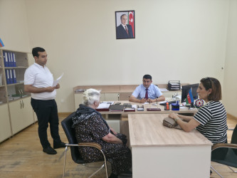 Tərtər Rayon İcra Hakimiyyətində vətəndaşların müraciətləri dinlənilib