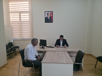 Tərtər Rayon İcra Hakimiyyətində mütəmadi olaraq vətəndaşların müraciətləri dinlənilir