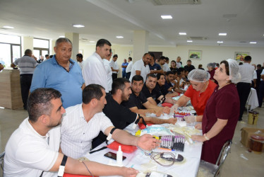 Tərtərdə “Talasemiyasız həyat naminə” proqramı çərçivəsində qanvermə aksiyası keçirilib