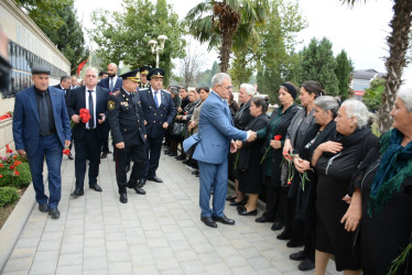 Tərtərdə 27 sentyabr-Anım Günü ilə əlaqədar Şəhidlər Abidə Kompleksi ziyarət edilib