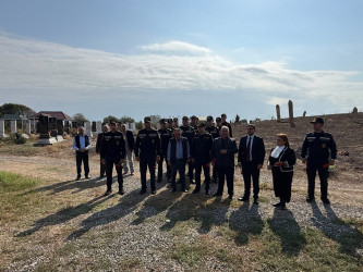 Vətən Müharibəsi şəhidi Eşqin Hüseynovun şəhadətə qovuşmasının 6-cı ildönümü münasibətilə məzarı ziyarət olunub