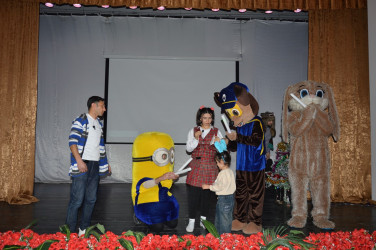 Tərtər Mədəniyyət Mərkəzində şəhid və qazi övladları üçün interaktiv teatr şousu keçirilib