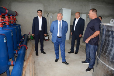 Tərtər Rayon İcra Hakimiyyətinin başçısı "Tərtər 1" MMC-nin intensiv meyvə bağları və müasir suvarma infrastrukturu ilə tanış olub