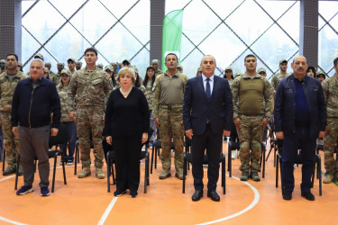 Tərtərdə “Poliqon” gənclərin hərbi-vətənpərvərlik düşərgəsi yekunlaşıb