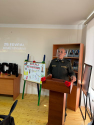 Tərtər Peşə Məktəbində “Xocalı soyqrımı-tarixin qan yaddaşı” adlı  tədbir keçirilib