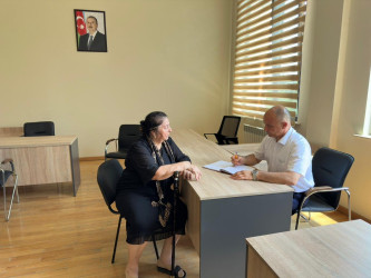 Tərtər Rayon İcra Hakimiyyətində mütəmadi olaraq vətəndaşların müraciətləri dinlənilir
