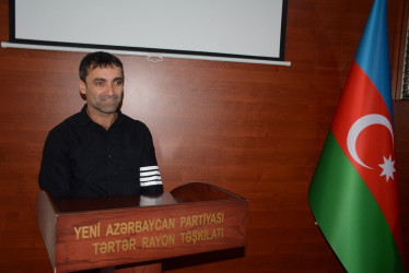 Tərtərdə “Her-her kəndinə qayıdış bizim mənəvi haqqımızdır” mövzusunda tədbir keçirilib