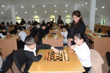 Ümummilli Lider  Heydər Əliyevin 103-cü ildönümünə həsr edilmiş məktəblilər arasında şahmat üzrə rayon turniri keçirilib