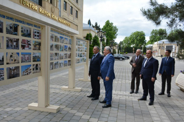 Səfərbərlik və Hərbi Xidmətə Çağırış üzrə Dövlət Xidməti Tərtərdə vətəndaş qəbulu keçirdi