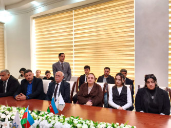 Tərtərdə “Şəhərsalma və Memarlıq İli” çərçivəsində partiya fəalları və veteranlarla görüş keçirilib