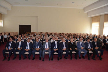 Qarabağ Regional Memarlıq və Şəhərsalma Baş idarəsinin yaradılmasının dördüncü ili münasibəti ilə tədbir keçirilib