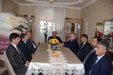 Rayon rəhbəri “Konstitusiya və Suverenlik İli” çərçivəsində Birinci Qarabağ müharibəsi əlili Sahib Əliyevlə görüşüb