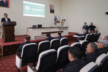 Dövlət-özəl sektor əməkdaşlığı çərçivəsində fermerlərə master-klass keçirilib