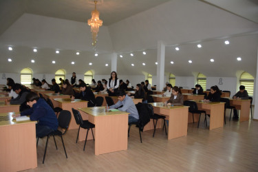 Tərtərdə  “Böyük irsin sahibi” adlı inşa-yazı müsabiqəsi keçirilib