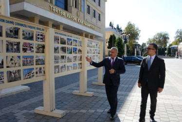 Dövlət Komitəsinin Sədri Tərtərdə vətəndaşlari qəbul edib