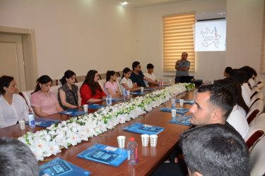 “Müharibədən zərər çəkmiş regionda gənclərin ətraf mühitin mühafizəsində rolunun artırılması” layihəsi çərçivəsində tədbir keçiriilib