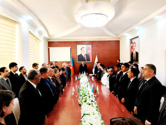 Tərtərdə “Şəhərsalma və Memarlıq İli” çərçivəsində partiya fəalları və veteranlarla görüş keçirilib