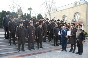 Tərtərdə Fövqəladə Hallar Nazirliyi işçilərinin peşə bayramı qeyd olunub