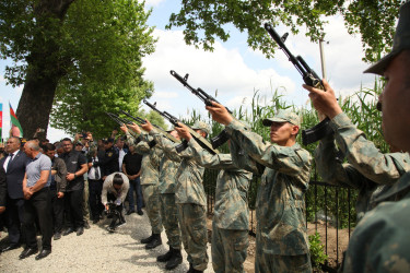 32 il əvvəl itkin düşən şəhid Rəşadət Piriyev Bərdədə dəfn edilib