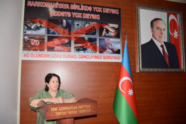 26 iyun–Narkomaniya və narkobiznesə qarşı Beynəlxalq Mübarizə gününə həsr olunmuş tədbir keçirilib