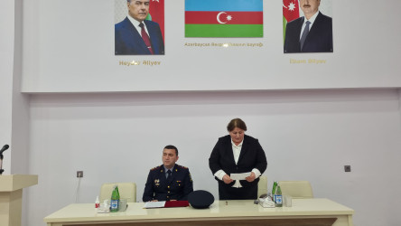 “Tərtərdə şagirdlərə narkomaniya və mənfi vərdişlərdən qorunma ilə bağlı maarifləndirici tədbir keçirilib”