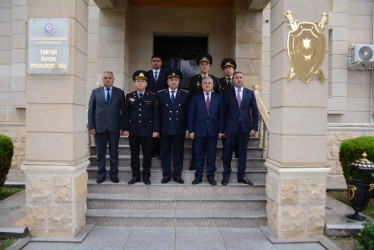 Tərtərdə prokurorluq işçilərinin peşə bayramı qeyd olunub