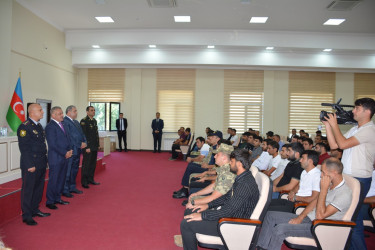 Tərtərdə Vətən müharibəsi qazilərinə və iştirakçılarına medallar təqdim olundu