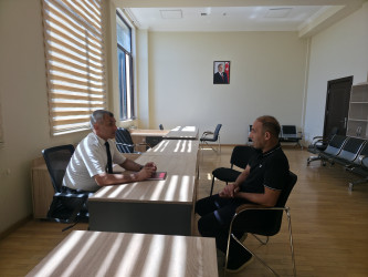 Tərtər Rayon İcra Hakimiyyətində mütəmadi olaraq vətəndaşların müraciətləri dinlənilir